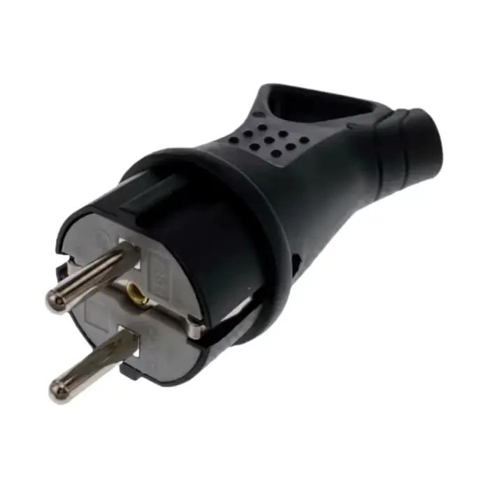 Prise haute Poer en caoutchouc, connecteur électrique étanche à la terre ue 16A 250V, prise industri