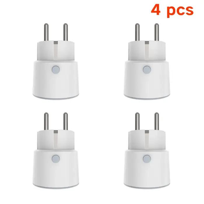 Prise d'alimentation intelligente Tuya Matter Compteur de Puissance Compatible Wi-Fi Alexa Google Home Smartlife Homekit Blanc Rouge Noir Vert Occasions Spéciales Modernisation Maison Bureau