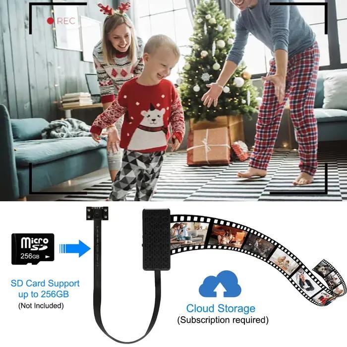 Mini caméra de surveillance WiFi bricolage avec résolution 4K
