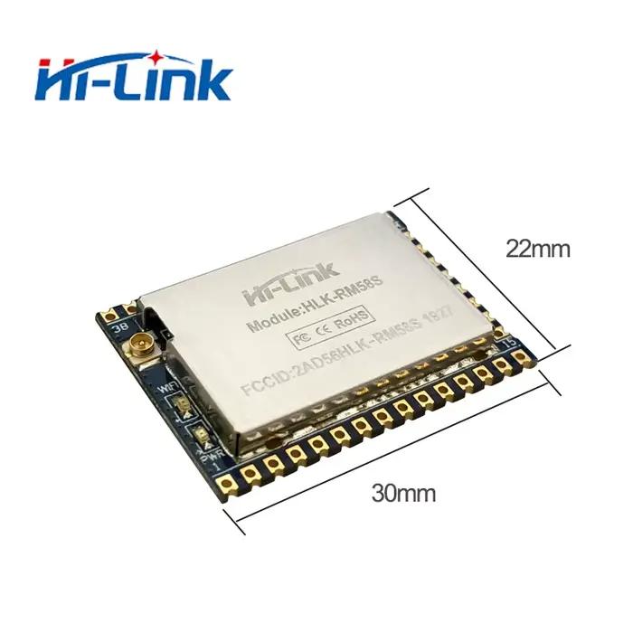Module Wi-Fi HLK-RM58S Compatible IEEE 802.11 a b g n pour Maison Intelligente Sans Fil Conception Facile à Utiliser Occasions Spéciales