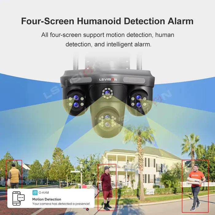 Caméra de sécurité domestique WiFi LS VISION 10K