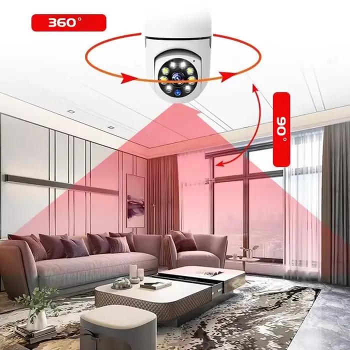 Caméra intelligente de Surveillance à ampoule HD