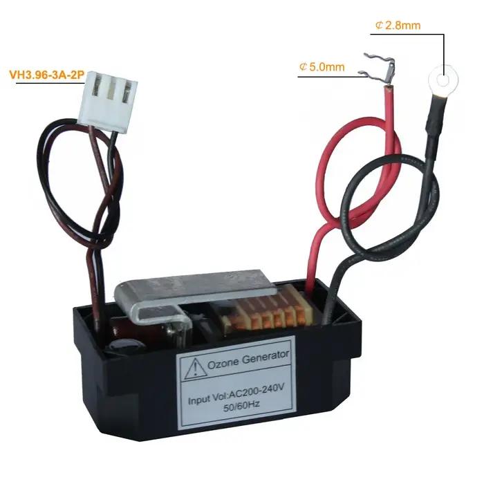 Pièces De puissance d'ozone 220V 110V DC12V 500MG ozoniseur nettoyeur domestique générateur