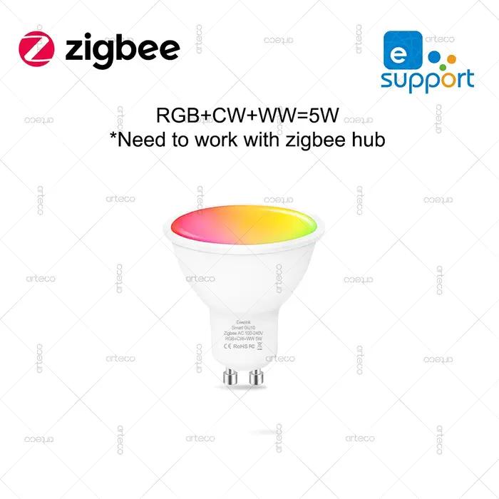 EWelink E27 E14 GU10 ampoule intelligente WiFi Zigbee