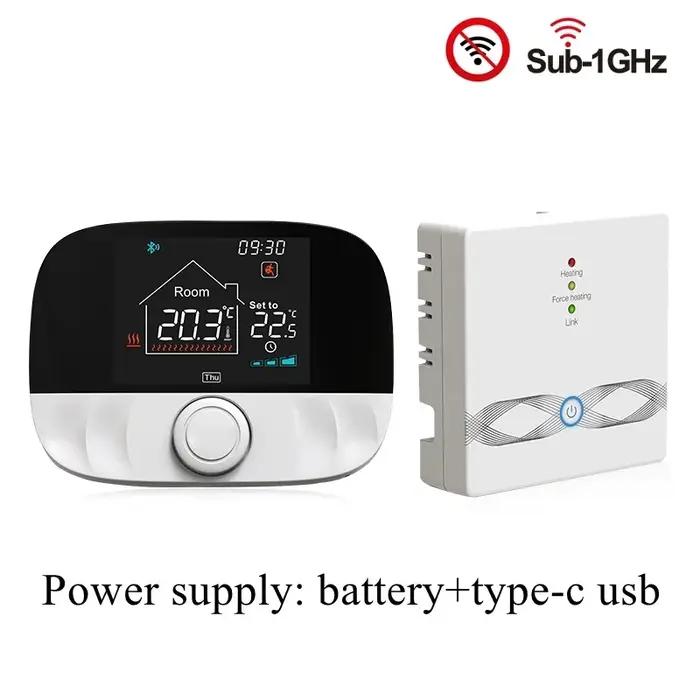 Thermostat sans fil WiFi/sans WiFi pour chaudière à gaz