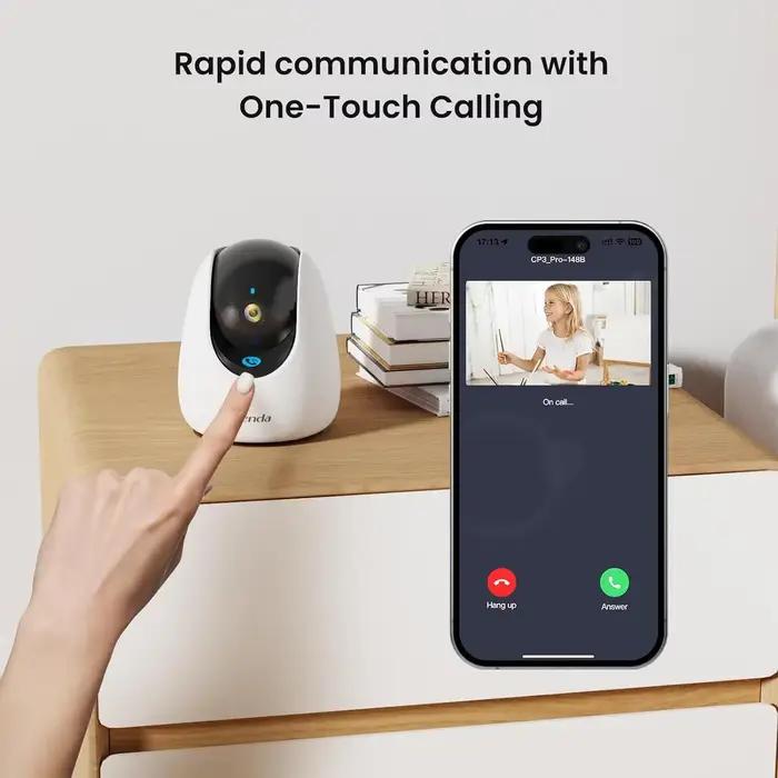 Tenda-Caméra de vidéosurveillance intérieure 3AJWifi