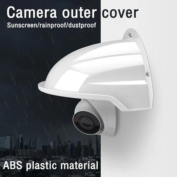 Housse de protection contre la pluie et le soleil pour caméra CCTV, pare-soleil imperméable anti-ref