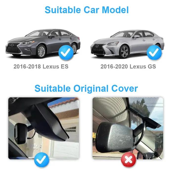 Caméra de tableau de bord Fitcamx 4K pour Lexus IS/ES/GS (2016-2025)