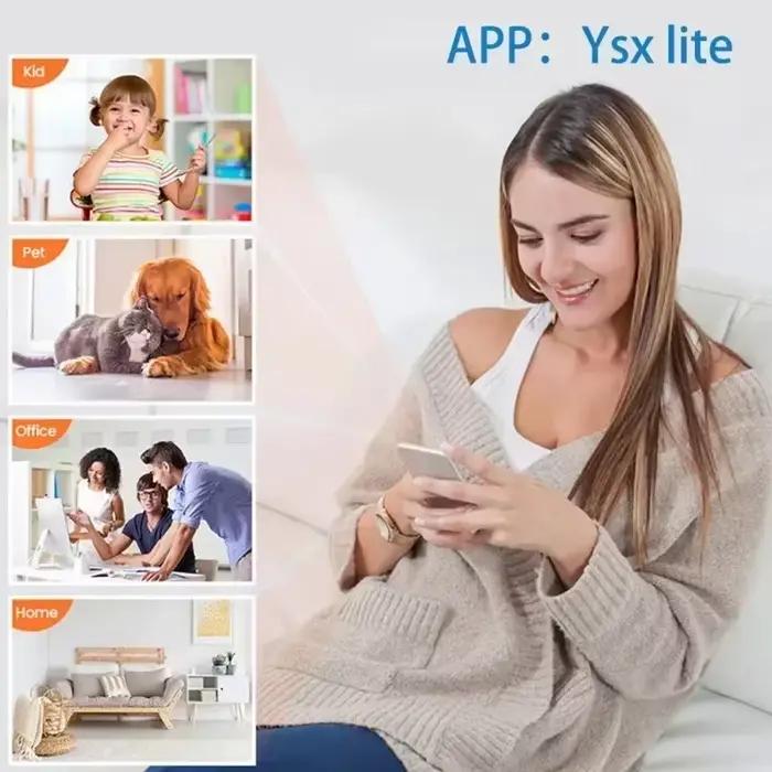 Mini caméra X5 1080P vision nocturne claire détection de mouvement surveillance sans fil WiFi portable et léger pour la maison enfants animaux de compagnie entreprises