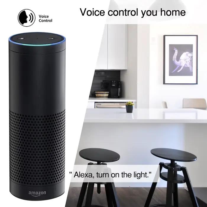 Interrupteur bouton-poussoir mural sans fil contrôle à distance WiFi pour Google Alexa application Tuya Smart Life fonctionne avec prise connectée à installer pour moderniser votre système électrique domestique occassions spéciales