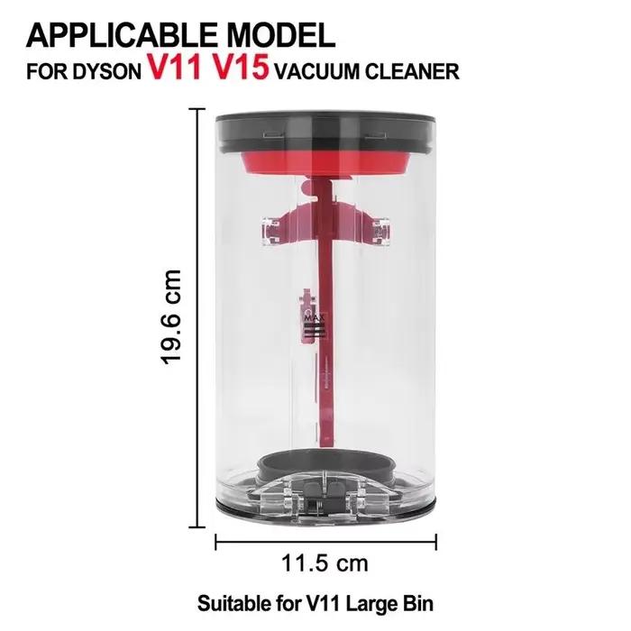 Grand bac à poussière pour aspirateur Dyson V11 V15 SV14 SV15 SV22, pièce de rechange pour canette/s