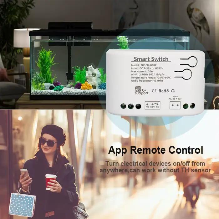 Commutateur de température intelligent WiFi avec moniteur de consommation d'énergie