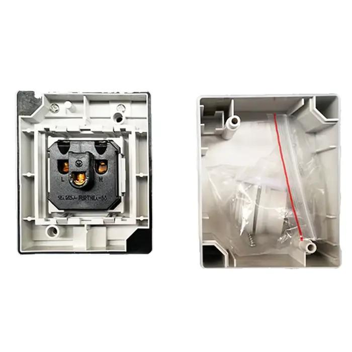 Prise murale étanche AU, 16a, 250V, 1 voie, IP55, extérieur, anti-éclaboussures, Anti-UV, montée en Surface, australie, nouvelle-zélande