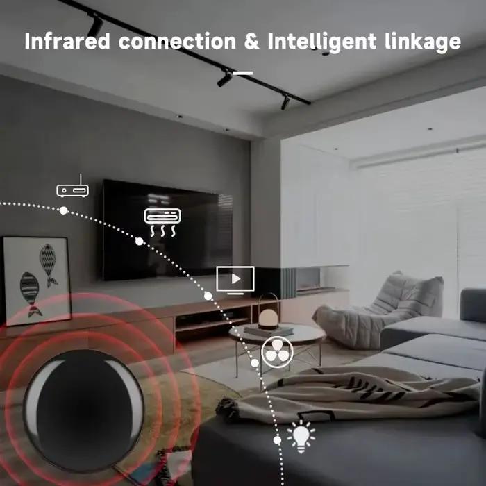 Tuya WiFi IR télécommande maison intelligente contrôleur infrarouge universel pour Alexa Google protection de sécurité à domicile domotique