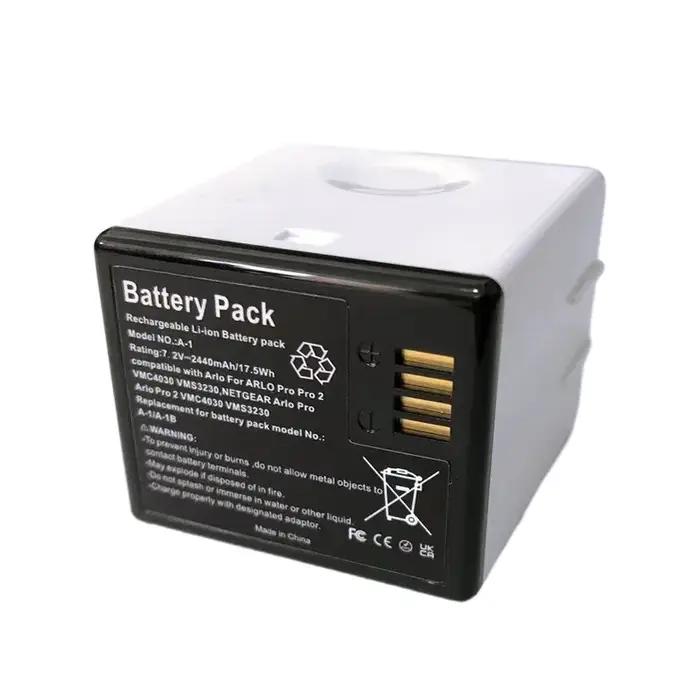 Nouvelle batterie de caméra de surveillance 7.2V 2440mAh