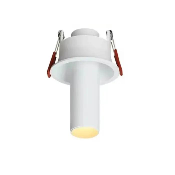 Spot LED encastré long 10W 12W 15W dimmable anti-éblouissement 360° ° Plafonnier rotatif à puce COB AC110V220V pour la