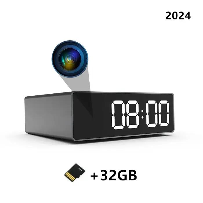 1080P Vision nocturne horloge caméra secrète Invisible