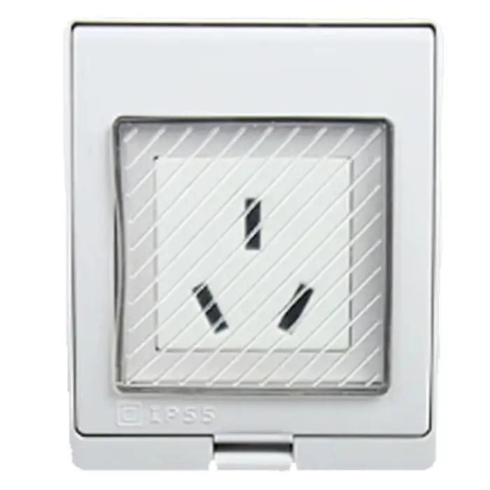 Prise murale universelle étanche pour extérieur (AU, UK, US, EU) – Prise de surface anti-UV pour cui