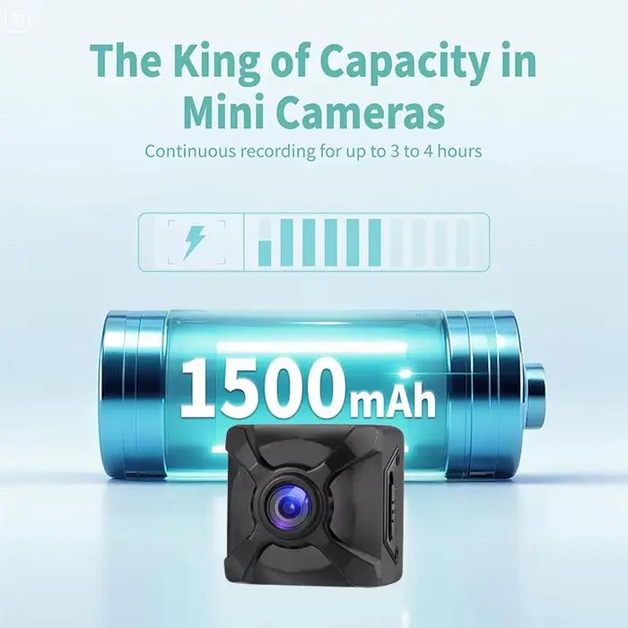 Mini caméra sans fil, vision nocturne