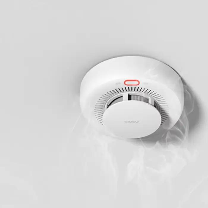Détecteur de fumée Aqara Zigbee 3.0 avec alerte sonore pour sécurité maison intelligente fonctionnant avec Mi Home Homekit occaions spéciales