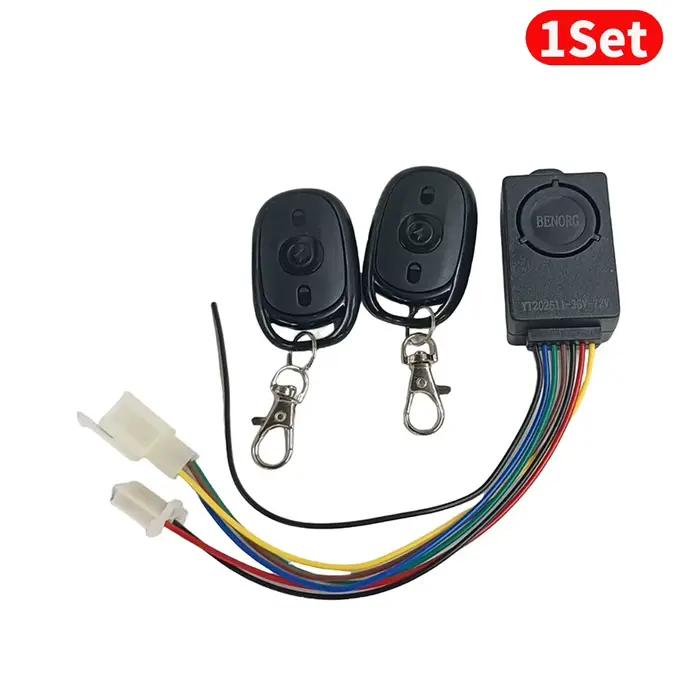 Système d'alarme pour scooter électrique RC 5-1PC 36-72V, étanche à la poussière, 125dB, télécommand