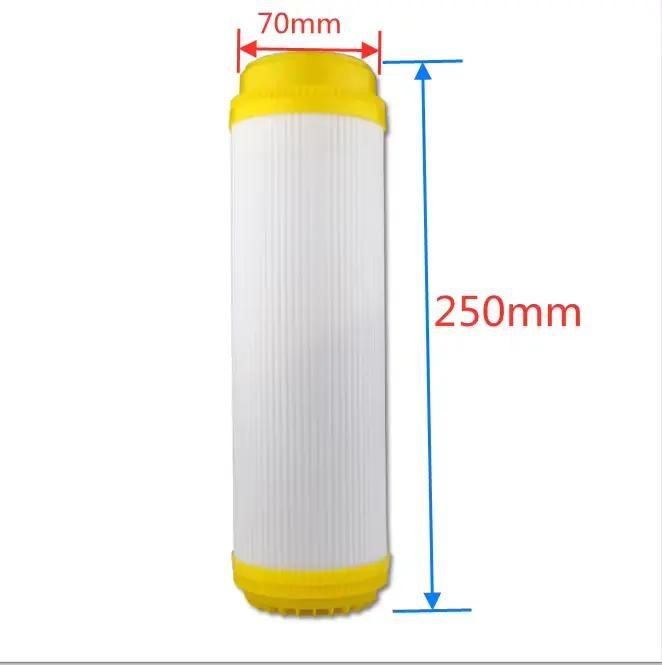 Cartouche filtrante en résine de 10 pouces, échange d'ions d'eau Pure adoucie, élimine le détartrage