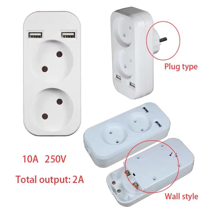 Adaptateur d'extension Standard allemand vers prises électriques ue