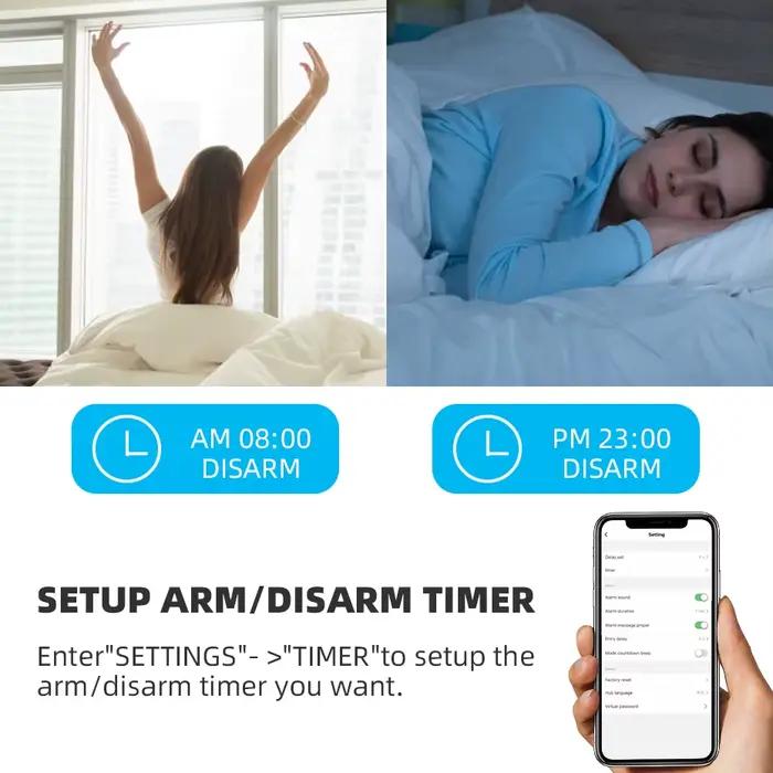 KERUI Tuya WIFI sirène système d'alarme Installation Simple capteur infrarouge connexion télécommande ensemble de Protection de sécurité à domicile
