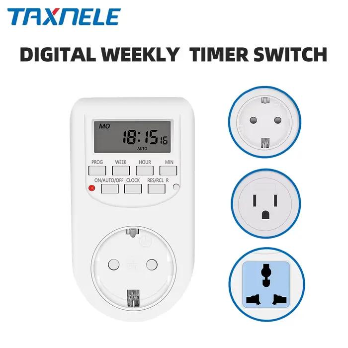Minuterie numérique électronique 12/24 heures