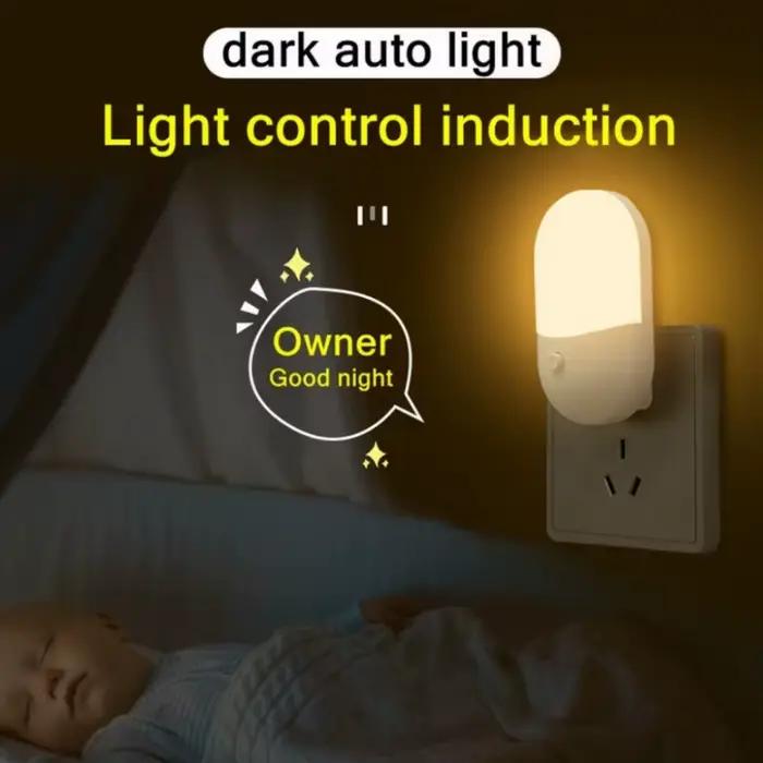 HHLZYH 3W économie d'énergie veilleuse enfichable LED prise d'alimentation lampe éclairage intérieur