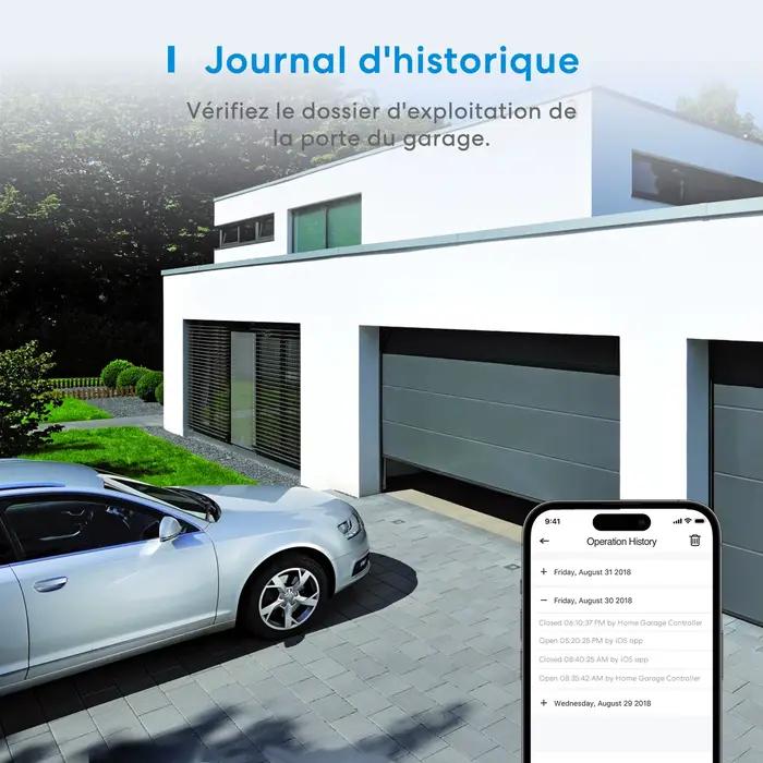 Ouvre-porte de Garage Meross HomeKit Smart WiFi