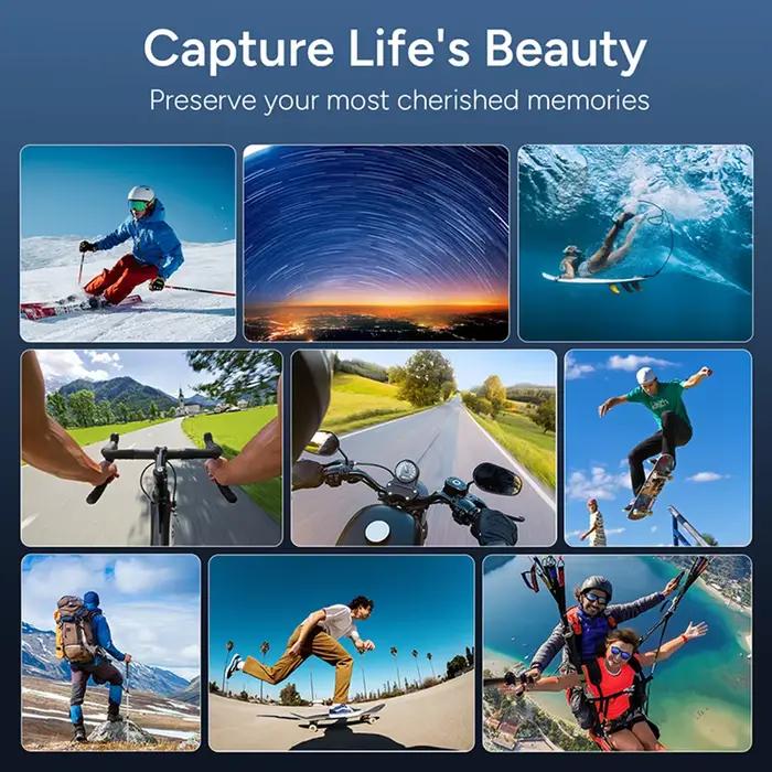 Caméra d'action SJCAM UHD 4K Wifi avec écran tactile de 2