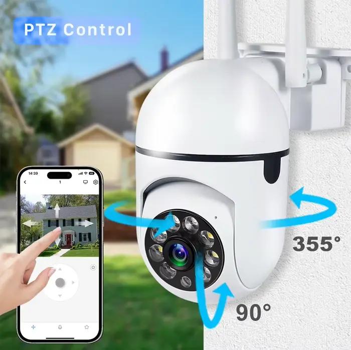 Caméra de sécurité A7 1080P mini caméra wifi exterieure ip sans fil ptz surveillance réseau avec zoom numérique audio occasions spéciales