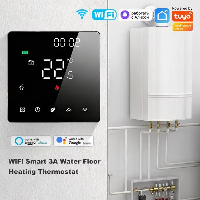 Nouveau thermostat intelligent WIFI, contrôleur de température programmable pour chaudière à eau, ch