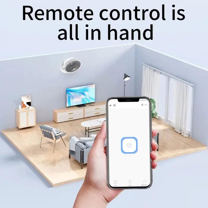 Prise Wi-Fi intelligente avec application Ewelink pour un contrôle automatique du minuterie et des commandes vocales