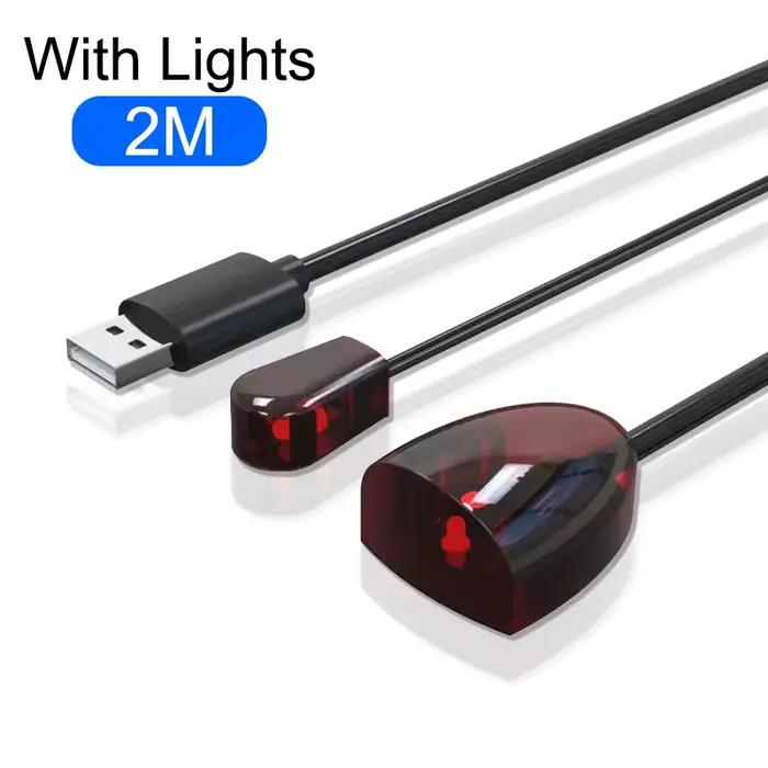 Répéteur d'extension de télécommande infrarouge IR, adaptateur USB, transmetteur, s'applique à tous