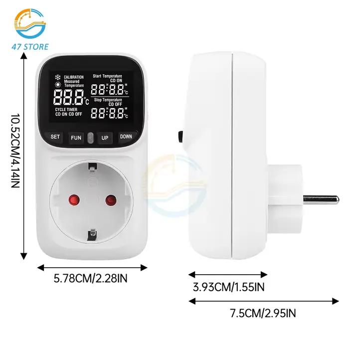 Thermostat intelligent à affichage numérique de haute précision