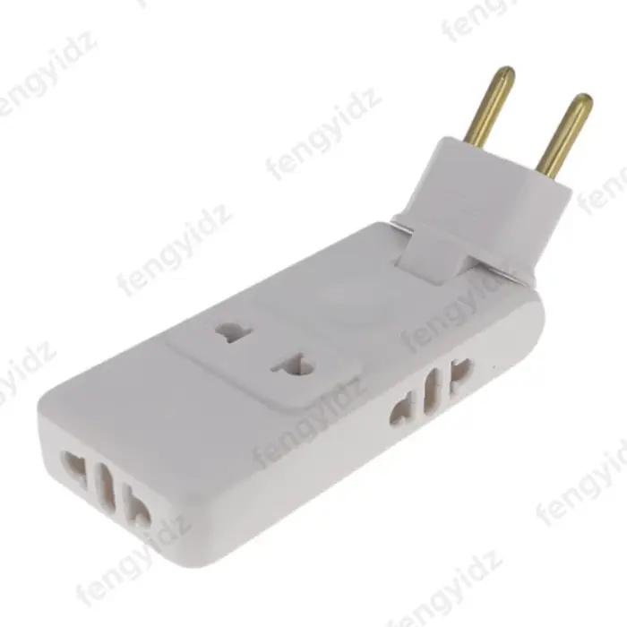 Prise d'extension UE 4 en 1 pliable pour bureau et voyageurs France Allemagne Espagne et USA compatibles occasions spéciales blanc ou noir