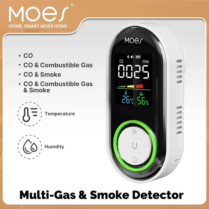 Détecteur de fumée et de gaz MOES CO