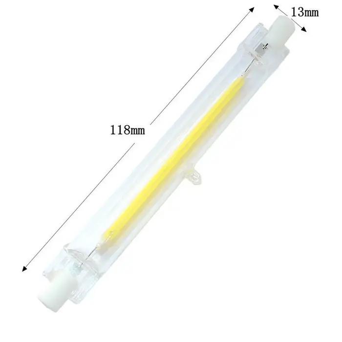 Ampoule COB en Tube de verre LED R7S
