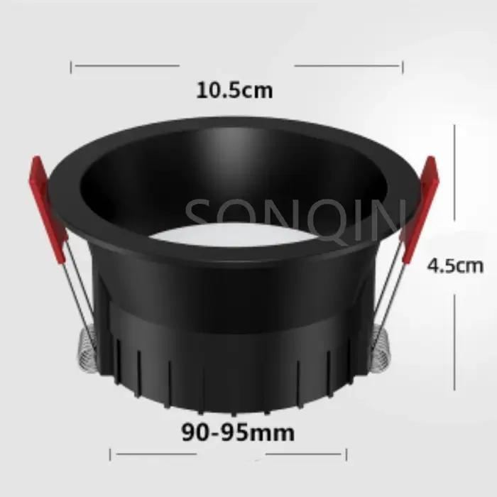 Spot Lumineux Encastrable Rond avec Technologie COB