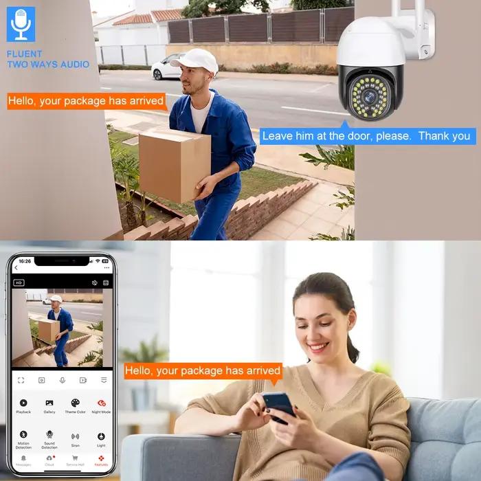 Caméra Tuya 8MP avec suivi humain IA