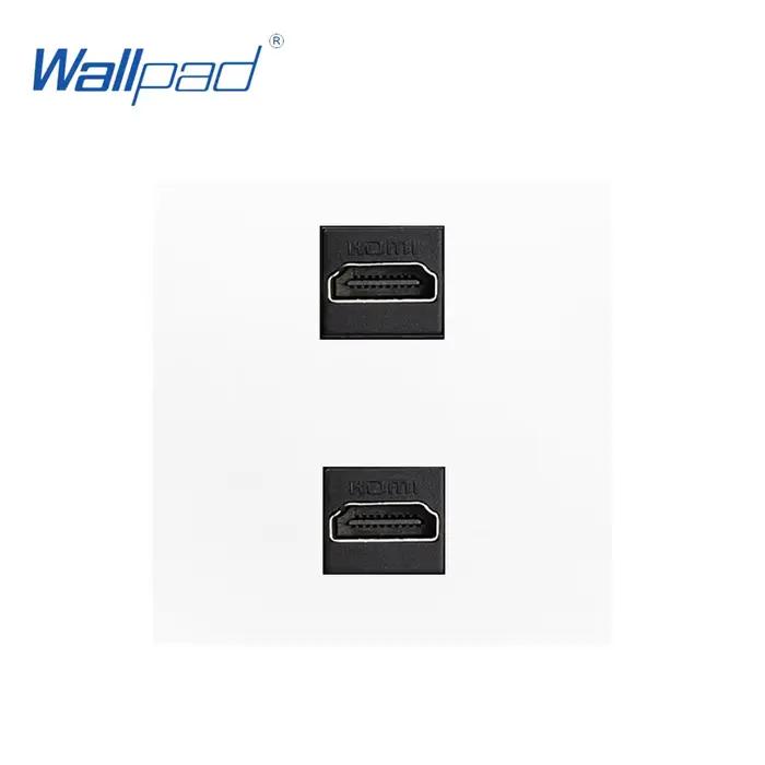Double prise HDMI, touche de fonction pour Module uniquement 52x52mm, Wallpad 2 HIDMI