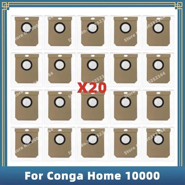 Sac à poussière compatible pour Conga 7490 Ultimate / 8490 Ultimate / 8090 Ultra / 9090 AI, Eufy L50