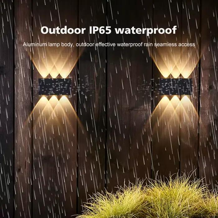 Applique Murale Intérieur Led Moderne Aluminium Appliques Murales Exterieure IP65 Imperméable à l'ea