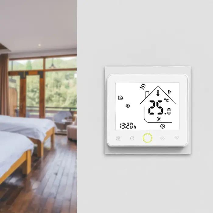 Thermostat intelligent WiFi Moes pour le contrôle de la température du chauffage au sol (eau/électricité) et de la