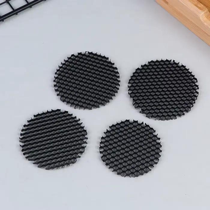 Plafonnier LED avec couvercle en maille nid d'abeille