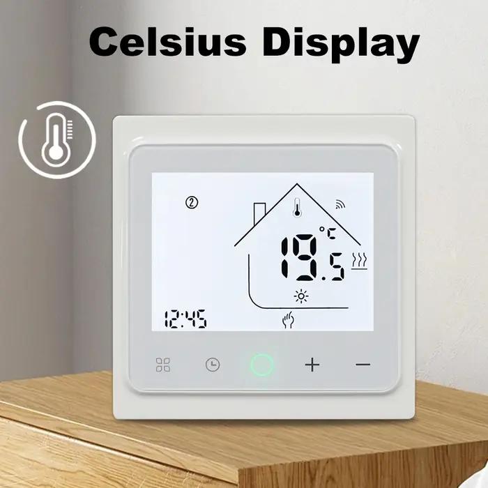 Thermostat WiFi intelligent pour chauffage électrique/eau/chaudière à gaz