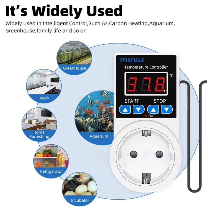Prise Thermostat régulateur de température numérique