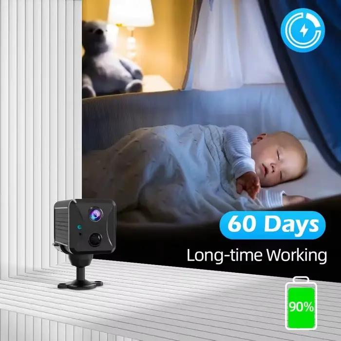 Ubox Mini caméra de sécurité 4G carte SIM ou Wifi